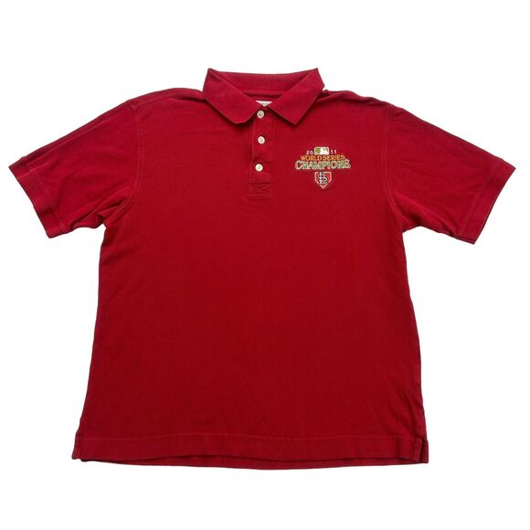 Cutter & Buck Other - St Louis Cardinals Polo Shirt Mens Small S Red 2011 World Series Champions